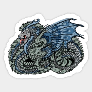 DRAGON MANDALA Sticker